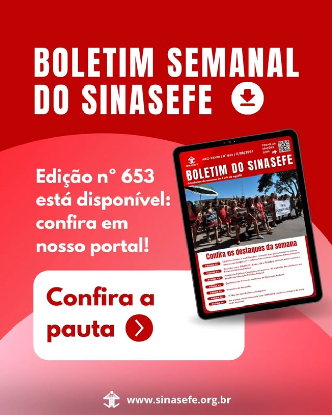 Boletim Semanal 653 está disponível, confira a publicação