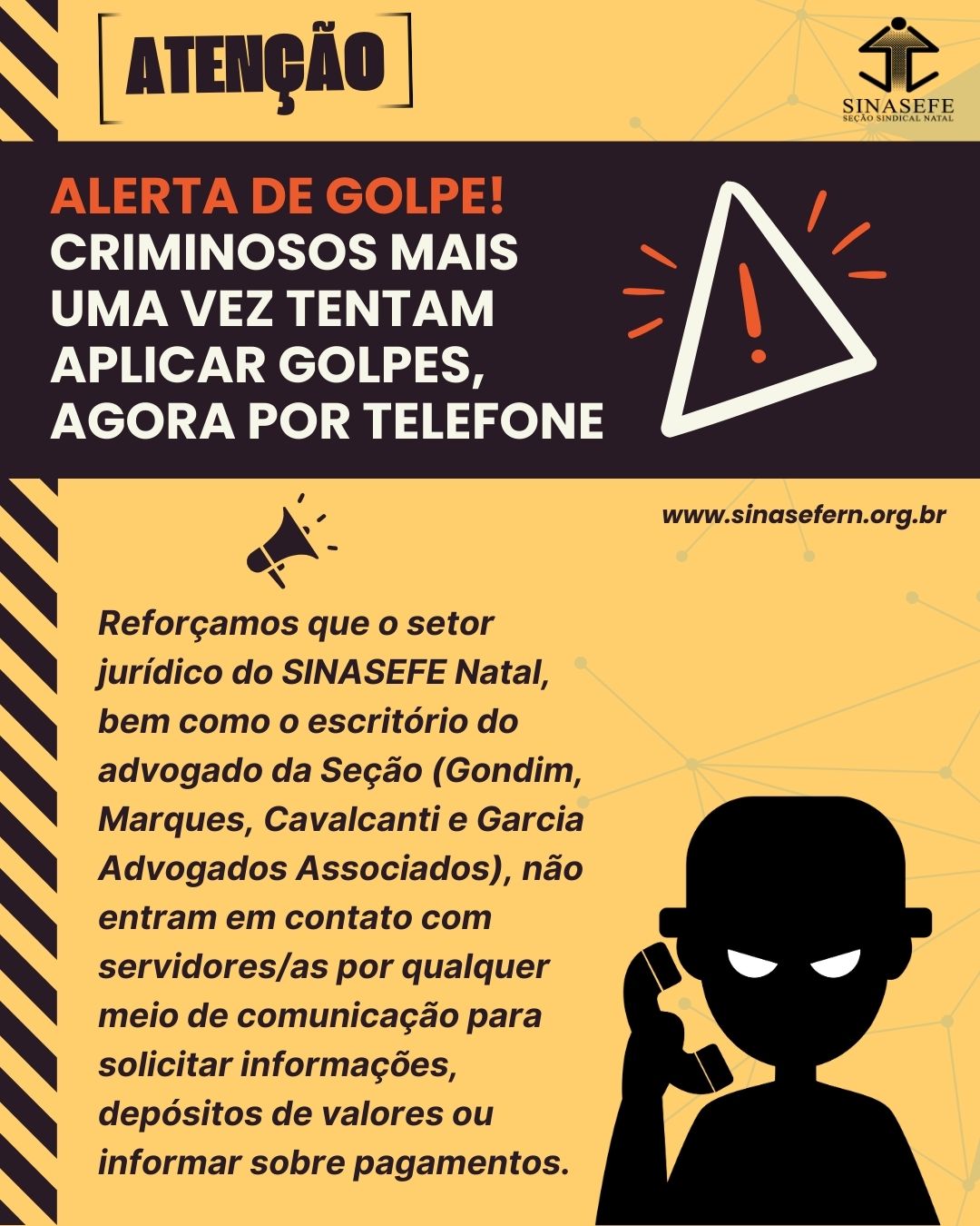 ALERTA DE GOLPE! | Criminosos mais uma vez tentam aplicar golpes, agora por telefone